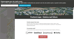 Desktop Screenshot of mapa.dubnica.sk